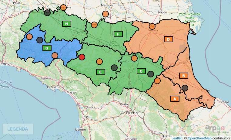situazioni precipitazioni