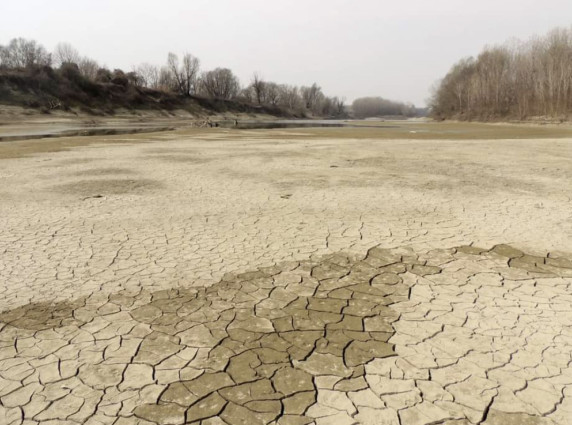 La siccità si fa grave nel Distretto Padano