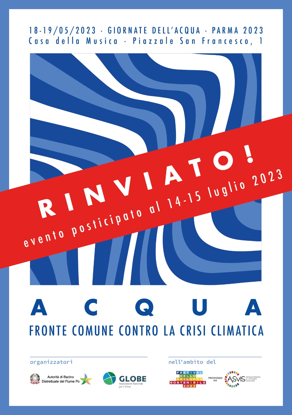 FORUM ACQUA   Evento annullato