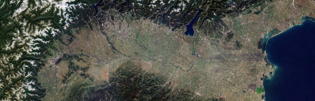 Po Valley Italy Pillars Fonte Esa 1024X330
