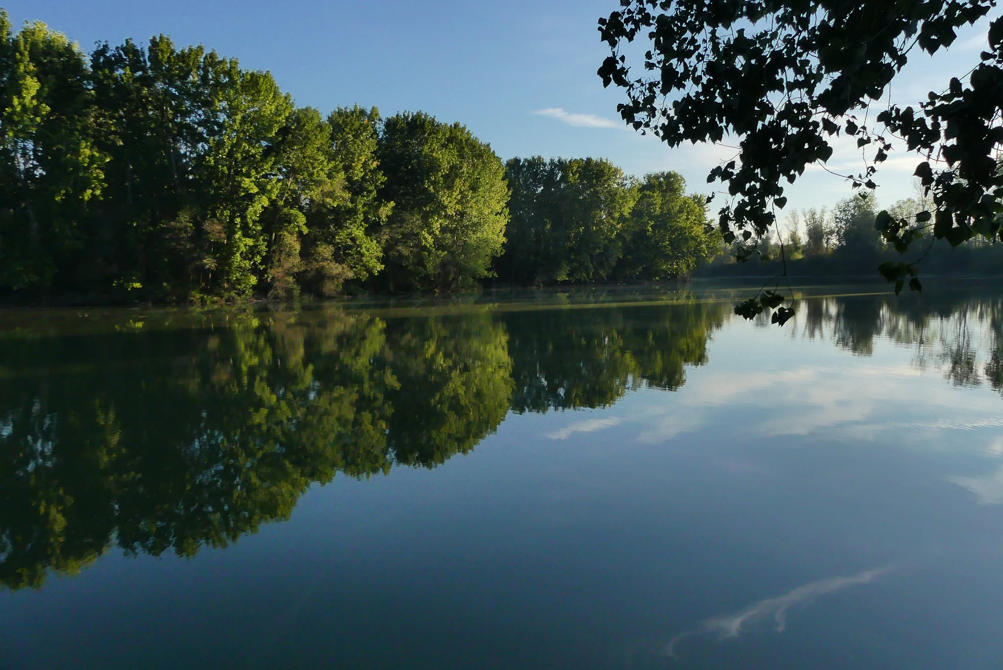 Foto Vittorio Barbieri . Fiume Po . Gualtieri RE